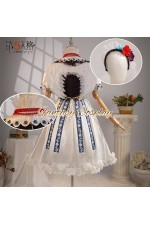 Identity V Perfumer Judith the Dove White Lolita Dress Cosplay Costume